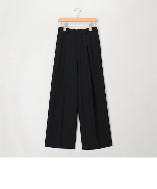 《セットアップ対応》【UVカット・接触冷感】ライトツイルセミワイドパンツ