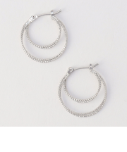 2連フープピアス