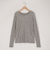 シアーフライス×チュールレイヤードプルオーバー