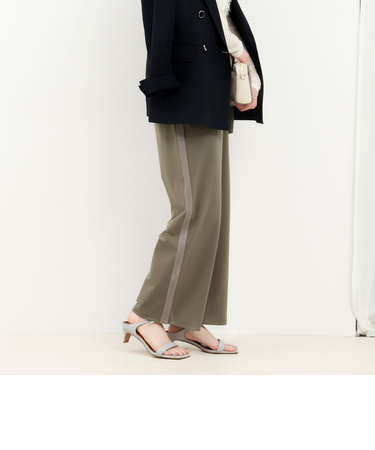 CICA配合サークルストレッチテーパードパンツ