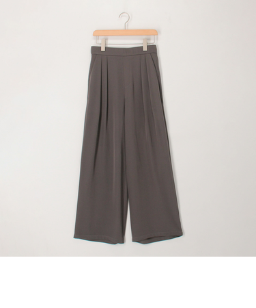 タックワイドパンツ