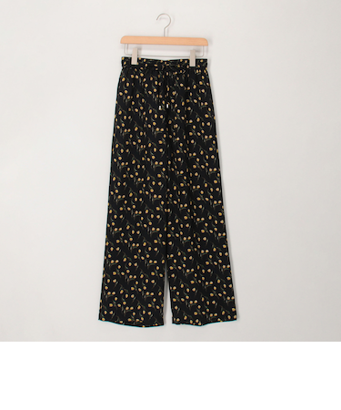 チューリッププリントワイドパンツ