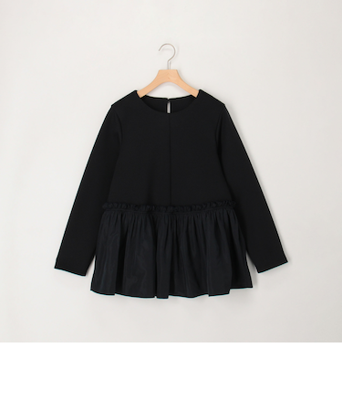 綿タッチダンボールニットブラウス