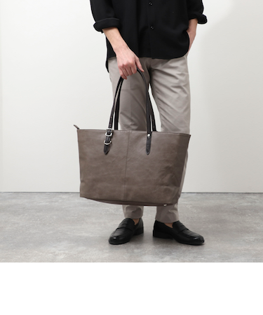 【PRO-SPERITY】PUレザートートバッグ