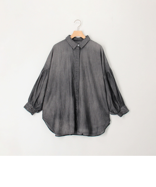 シアーデニムドルマンシャツ