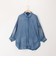 シアーデニムドルマンシャツ