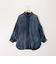 シアーデニムドルマンシャツ