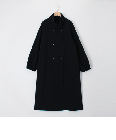 撥水スタンドカラーロングコート