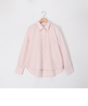 オックス前立てフリルシャツ