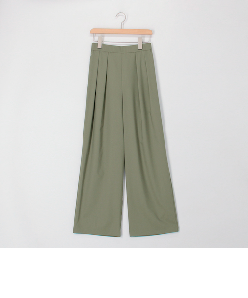 カルゼストレッチツータックパンツ