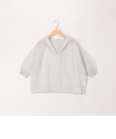 フードメッシュ半袖はおり