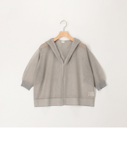 フードメッシュ半袖はおり