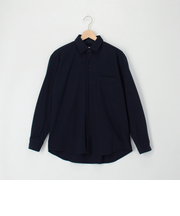 サッカーニット　レギュラーカラーシャツブルゾン