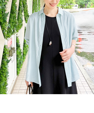 《セットアップ対応》シアーローン２WAYシャツ