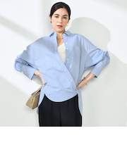 3WAYエアリーストライプシャツ