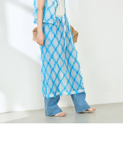 《セットアップ対応》KIRYUバイヤスカットジャガードスカート