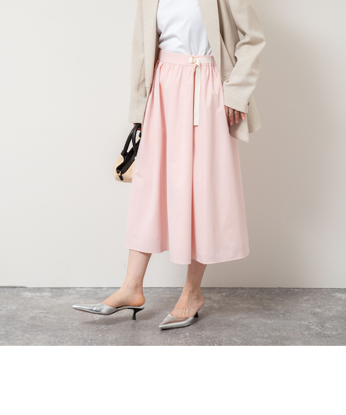 ウォッシャブルライトウェザータック&ギャザースカート