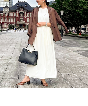 撥水UVカットドッキングワンピース