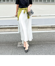 【追加】《オールシーズン対応》ウォッシャブルマットサテンナロースカート