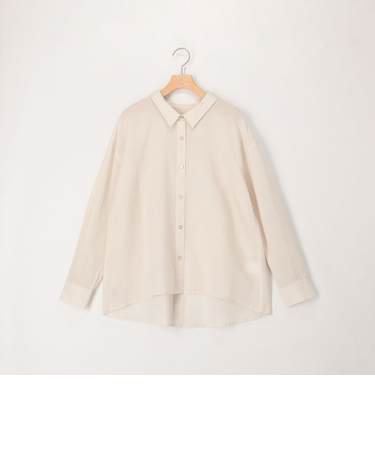 綿和紙ボイルシャツ