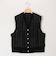 立体レースシアーVネックベスト