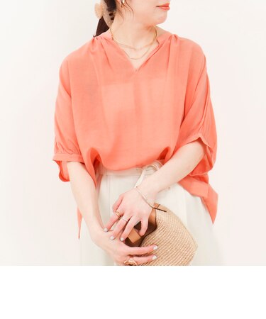 ナチュラルシースルードライシャツ