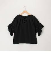 サップタンブラー2WAY袖ギャザーブラウス