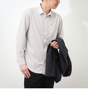 《ビジカジ対応》カノコプリント レギュラーシャツ