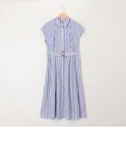 ベルテッドタックワンピース