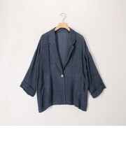 シアーデニムテーラージャケット