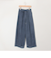 シアーデニムイージーワイドパンツ
