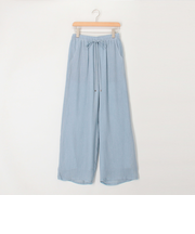 シアーデニムイージーワイドパンツ