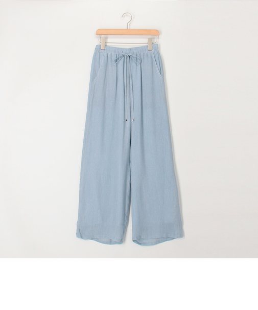 シアーデニムイージーワイドパンツ
