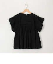 コットンシアーボイルブラウス