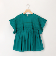 コットンシアーボイルブラウス