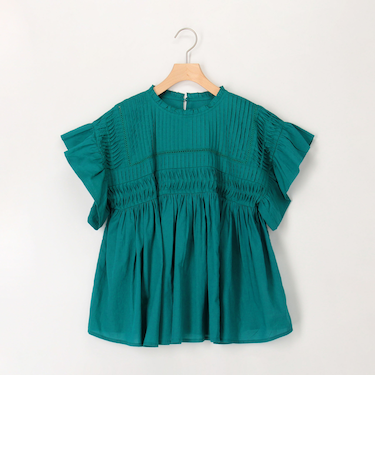 コットンシアーボイルブラウス