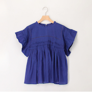 コットンシアーボイルブラウス