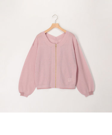 《UV加工》2WAYジップカーディガン