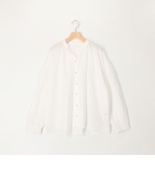 綿麻スキッパーシャツ