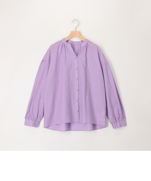 綿麻スキッパーシャツ