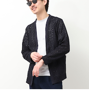 シアージャガード　ボタンレスカーディガン