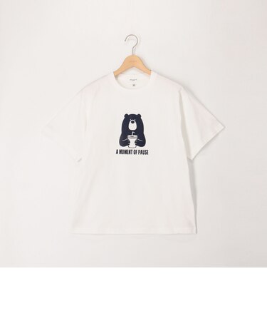 6.5ozコンパクトコーマ シボ革調プリントT