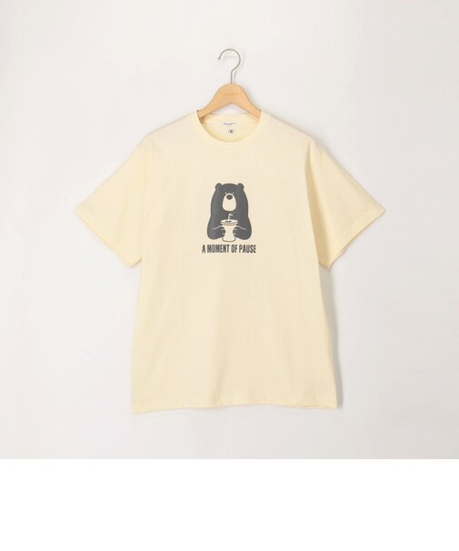 6.5ozコンパクトコーマ シボ革調プリントT