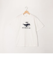 6.5ozコンパクトコーマ シボ革調プリントT