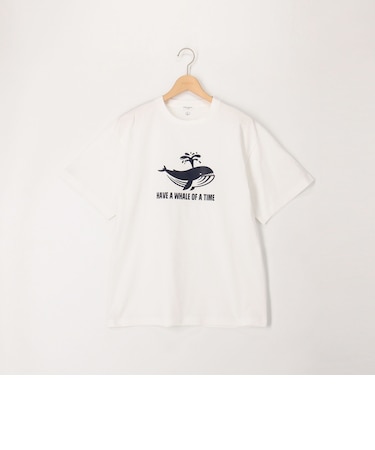 6.5ozコンパクトコーマ シボ革調プリントT