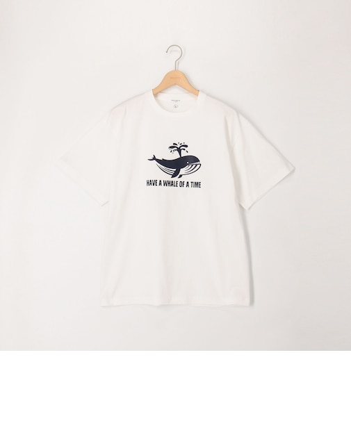 6.5ozコンパクトコーマ シボ革調プリントT