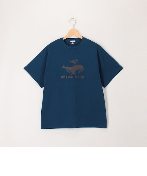 6.5ozコンパクトコーマ シボ革調プリントT