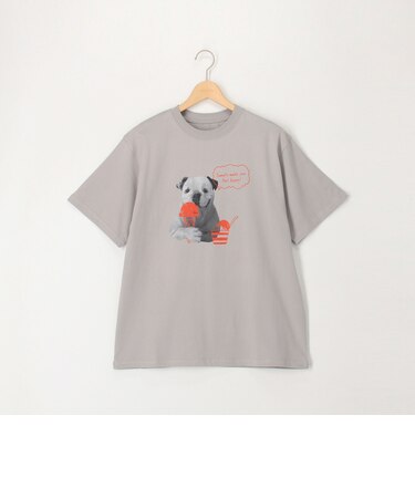 ガス焼きコットンペイントプリントT