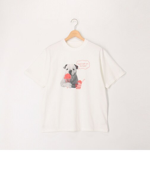 ガス焼きコットンペイントプリントT