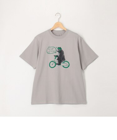 ガス焼きコットンペイントプリントT